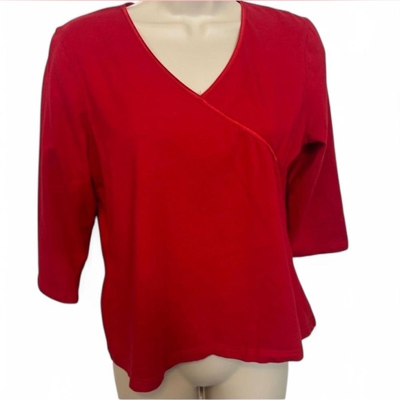 Vintage Christopher & Banks‎ Surplice Top - Picture 1 of 16